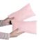 Marrywindix Tiny Pillow 2 Pack Small Decorative Pillow 95 x 55 in Travel Pillows Soft Pet Pillow for Camping Travel Sleeping Bed Sofa Neck Knee Wrist Support Pink