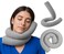 DotDot DotDot Twist Memory Foam Travel Pillow for Neck Chin Lumbar and Leg Support Cotton Cover Snap Closure Grey