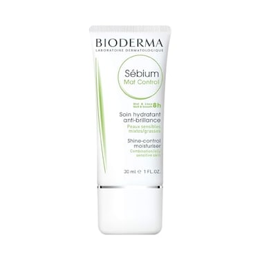 Bioderma Sbium Mat Control Cream Mattifying and Moisturizing Daily Cream for Combination to Oily Skin 1 Fl Oz