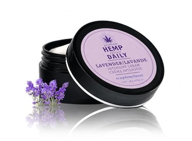 Premium Hemp Extract Daily Intensive Cream Muscle Knee Joint Back Neck and Shoulder Topical Rub Organic 17 Ounces Lavender Pack of 1