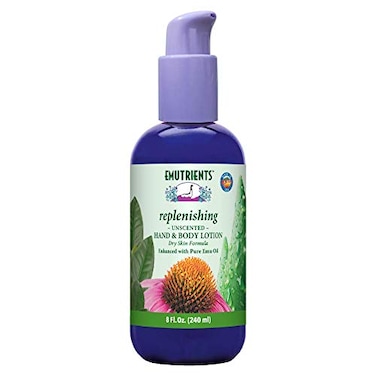 Montana Emu Ranch Replenishing Hand and Body Lotion 8 Ounce Bottle Unscented Formula Enhanced with Pure Emu Oil