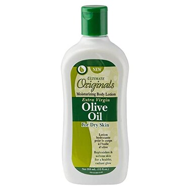 Originals by Africas Best Extra Virgin Olive Oil Moisturizing Body Lotion Formulated To Penetrate Moisturize Replenish and Rejuvenate Dry Skin 12oz Bottle