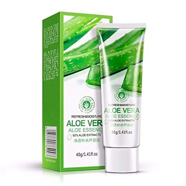 BIOAQUA 92 Aloe Vera Essence Refresh Moisture Purifying Smooth Face Body Hydrates Skin Care 40g141floz