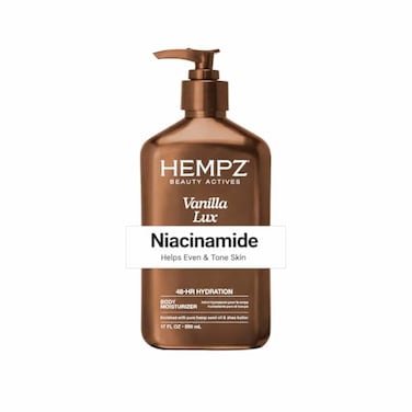Hempz Vanilla Lux Herbal Body Moisturizer 17 oz NEW LOOK