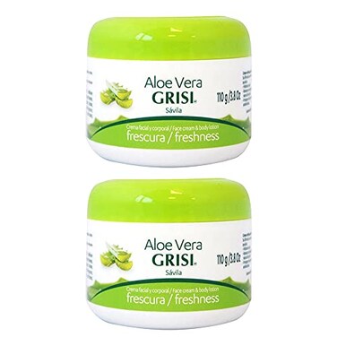 Grisi Aloe Vera Face Cream Body Lotion Freshness 38 oz Pack of 2