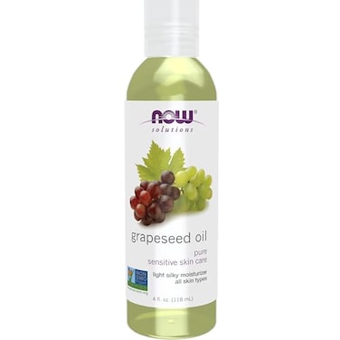 Now NOW Solutions Grapeseed Oil Skin Care for Sensitive Skin Light Silky Moisturizer for All Skin Types 4Ounce