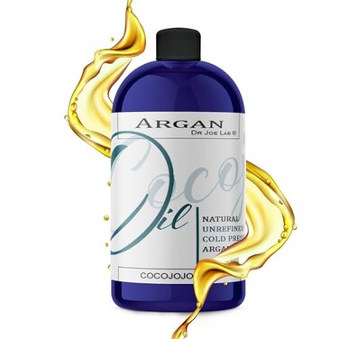 cocojojo Argan Oil Cold Pressed 8 oz 100 Pure Natural Extra Virgin Unrefined Gradea Argan Moroccan Marrakesh Oil Moisturizer AntiAging Hair Face Lips Body Scalp Skin Hair Growth