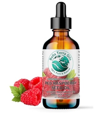 Bella Terra Oils Red Raspberry Seed Oil 4 oz Packed with Ellagic Acid Vitamin A Embrace the NutrientRich Essence of Raspberry Seed for Skin