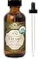 US Organic Hemp Seed Oil Pure Natural Cold Pressed Virgin Unrefined Amber Glass Bottle with Glass Eye Dropper for Easy Application 2 oz 56 ml