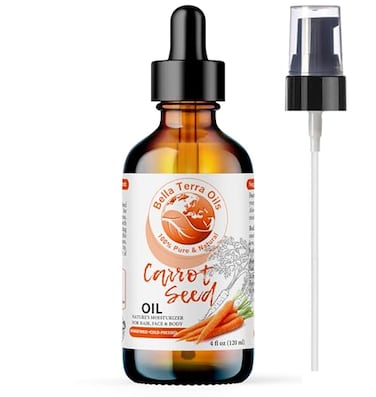 Bella Terra Oils Natural Carrot Seed Oil 2oz Enriched with Carotene Essential Nutrients Elevate Your Skin Care Regimen with This Luxurious Oil