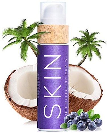 COCOSOLIS SKIN AntiCellulite Massage Oil Organic Oil for Skin Tightening Cellulite Treatment Corrects Orange Peel Skin Natural Ingredients Vitamin E 110 ml