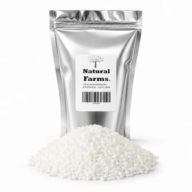 Natural Farms 1lb NonGMO Emulsifying Wax Pastilles NF PlantBased Cosmetic Grade Wax