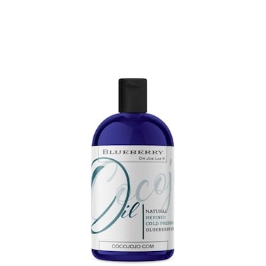 Dr Joe Lab Blueberry Seed Oil Pure Refined Cold Pressed NonGMO Unscented Deodorized 8 oz for Skin Hair Nails Body Face Cosmetic Formulation