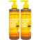 Alaffia Skin Care Authentic African Black Soap All in One Body Wash Face Wash Shampoo Shaving Soap with Fair Trade Shea Butter Unscented 2 Pack 16 Fl Oz Ea