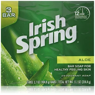 Irish Spring s Aloe Bath Soap 375 Oz Bars 2 3 Bar Packages