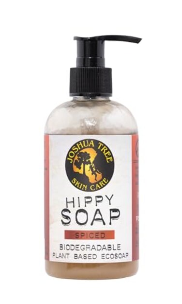 JOSHUA TREE Joshua Tree Skin Care 8 oz Organic Hippy Soap Biodegradable Plant Based Eco Soap Spiced