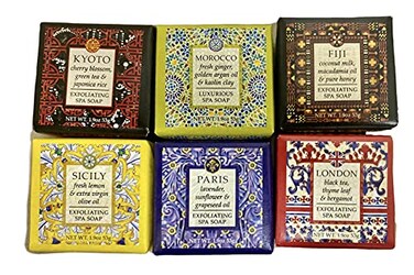 Greenwich Bay yeeyzz Trading Company Destination Spa Soaps 6 Piece Sampler 19 oz