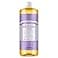 Dr. Bronner's Dr Bronners PureCastile Liquid Soap Made with Organic Oils 18in1 Uses Face Body Hair Laundry Pets and Dishes Concentrated Vegan NonGMO Lavender 32 Oz