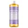 Dr. Bronner's Dr Bronners PureCastile Liquid Soap Made with Organic Oils 18in1 Uses Face Body Hair Laundry Pets and Dishes Concentrated Vegan NonGMO Lavender 32 Oz