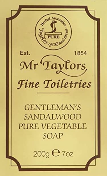 Taylor of Sandalwood Bath Soap 200g soap bar by Old Bond Street