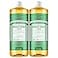 Dr. Bronner's Dr Bronners PureCastile Magic Liquid Soap Almond 32 Ounce 2Pack Made with Regenerative Organic Certified Oils 18in1 Uses Face Hair Hand Body Soap Laundry Pets Concentrated Vegan