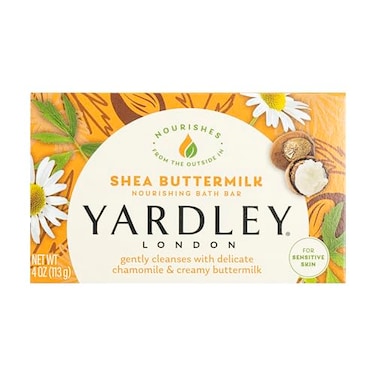 Yardley London Shea Buttermilk Sensitive Skin Naturally Moisturizing Bath Bar 425 ounce