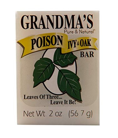 GRANDMA'S PURE Grandmas Poison Ivy Soap Bar 20 oz Itch Relief Wash with Jewelweed Colloidal Oatmeal 67012