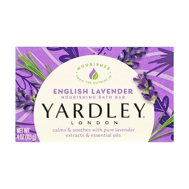 Yardley London English Lavender Naturally Moisturizing Bath Bar 4 ounce