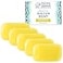 Natural Elephant Dead Sea Sulfur Soap 44 oz with Dead Sea Salt Aloe Vera Sulphur Face and Body Bar for All Skin Types 5 Pack 22 oz Total