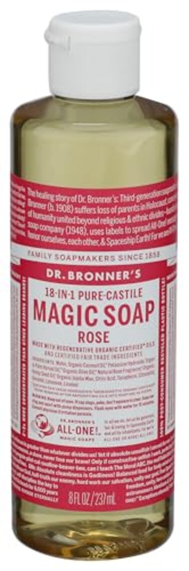 Dr. Bronner's Dr Bronners Rose Castile Soap 8 FZ