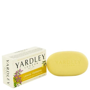 Yardley London Moisturizing Bath Bar Soap Lemon Verbena with Shea Butter Pure Citrus Oils Softens Tones Skin 40 oz