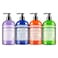 Dr. Bronner's Dr Bronners Organic Sugar Soap 12 oz Variety Pack Lavender Peppermint Tea Tree Lemongrass Made with Organic Oils Sugar Shikakai Powder 4in1 Use Hands Body Face Hair 4 Count
