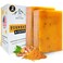 iHeart Nature Turmeric Bar Soap 2Pack Face Body Cleanser for Dark Spots Clove Essential Oil Creamy Aromatic Lather