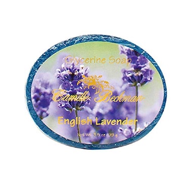 Camille Beckman English Lavender Scented Glycerine Bar Soap for Hands Face and Body 35 Ounce