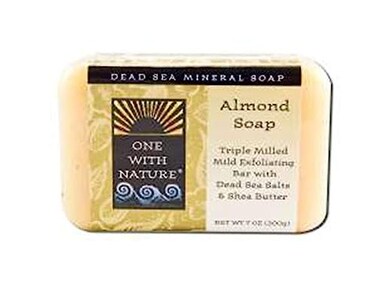 One With Nature Almond Dead Sea Mineral Soap 7 Ounce Bar