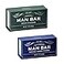 San Francisco Soap Company Man Bar 10 Oz Bar Soap Bundle One Each Siberian Fir and Silver Sage