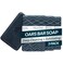 Oars + Oars Alps Exfoliating Moisturizing Bar Soap for Men Deep Cleaning Soap Clean Ingredients All Skin Types Blue Charcoal 3pk