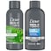 DOVE MEN Dove MenCare Body Face Wash Variety 2Pack Extra Fresh Clean Comfort Travel Essentials 3 Oz Ea