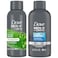 DOVE MEN Dove MenCare Body Face Wash Variety 2Pack Extra Fresh Clean Comfort Travel Essentials 3 Oz Ea