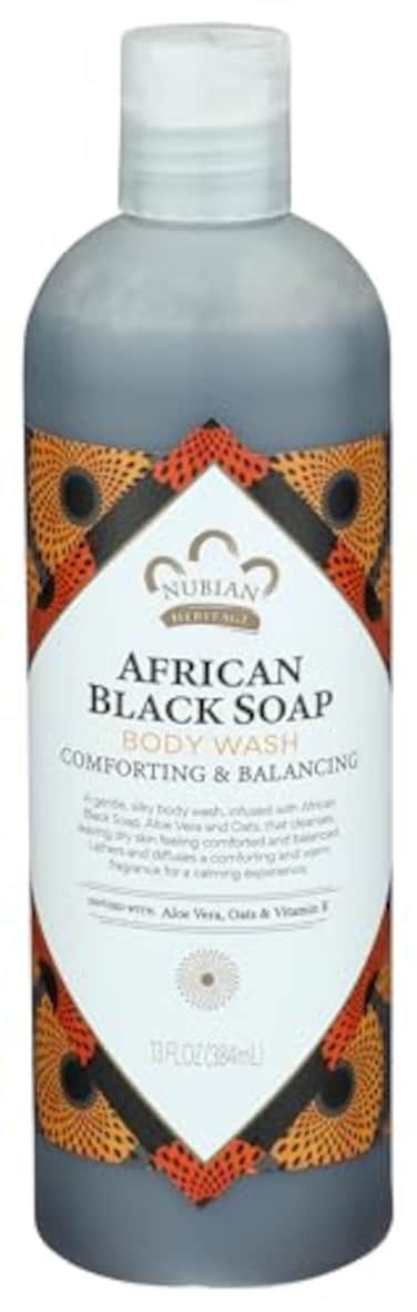 Nubian Heritage Body Wash African Black Soap 13 Fluid Ounce