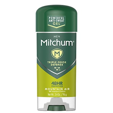 REVLON Mitchum AntiPerspirant Deodorant Clear Gel Mountain Air 34 Oz 6 Packs