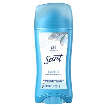 Secret Original Unscented Womens Invisible Solid pH Balanced Antiperspirant and Deodorant 26 Ounce