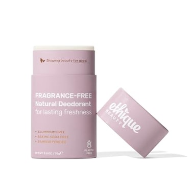 Ethique Minimalist Unscented Deodorant Stick for Men Women Natural AluminumFree PlasticFree Vegan CrueltyFree EcoFriendly 247 oz