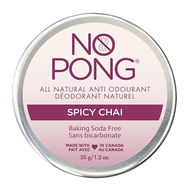 NO PONG No Pong Spicy Chai Baking Soda Free Natural Deodorant 35g