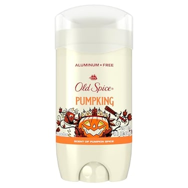 Old Spice Aluminum Free Deodorant for Men Holidudes Limited Edition 247 Holiday Freshness Odor Protection Stocking Stuffer PumpKing Pumpkin Spice Scent 30 oz