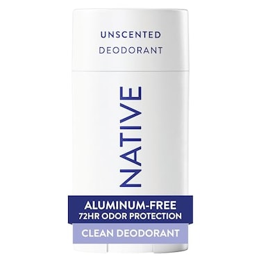 Native Deodorant Contains Naturally Derived Ingredients 72 Hour Odor Control Deodorant for Women and Men Aluminum Free Unscented 265oz