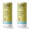 Lafe's Lafes Natural Deodorant 2Pack 225oz Plastic Free Natural Deodorant Stick in Paper Packaging Aluminum Paraben and Baking Soda Free with 24Hour Protection 2Pack Citrus Bergamot
