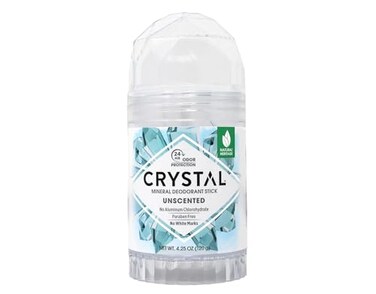 Crystal Essence Crystal Mineral Deodorant Stick Unscented 425 oz Pack of 12