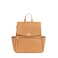 Freshly Picked Mini Diaper Bag II Backpack Premium Vegan Leather Small Baby Bag with Changing Pad Compact Lightweight Stylish for Moms OntheGo Butterscotch