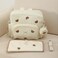 GOBABYMART Diaper Bag Backpack Medium Maternity baby bag Changing Pad Insulated Pockets Stroller Straps Pacifier Case Medium Beige Bears